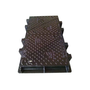 en124 d400 double triangle telecom manhole cover