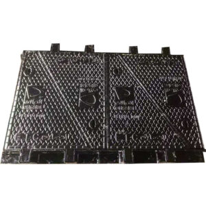 en124 d400 double triangle telecom manhole cover