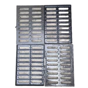 b125 class ductile iron sewer grate with frame