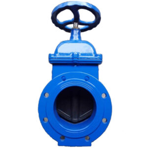 dn100 cast iron wedge manual flanged gate valve