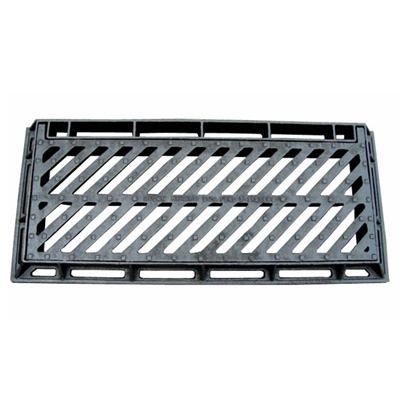 en124 d400 heavy duty ductile iron cast iron channel gully gratings
